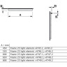 Светильник LAUFEN FRAME 25 80 см 4.4749.1.900.007.1