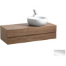 Тумба LAUFEN IL BAGNO ALESSI ONE для раковины 1897.1, 4 ящика, белый 4.2412.2.097.631.1